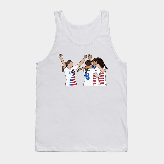 Goal Celebration Tank Top by Linzilu99